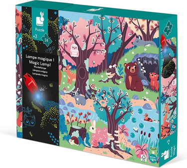 Janod - magische puzzel - het bos - 24 stukjes