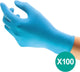 Ansell touchntuff® 92-670 - nitril wegwerp handschoenen, latexvrij, poedervrij, xl, blauw, 100 stuks (0.11-0.13mm)
