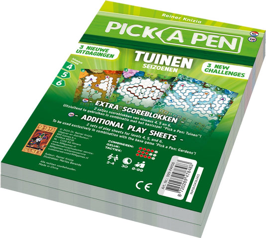 999games 999 games pick a pen tuinen: seizoenen level 4,5,6 scoreblokken, 2st.