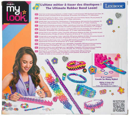Lexibook rock 'n' roll elastiekjes weefgetouw armbanden