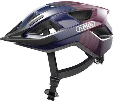 Abus fietshelm aduro 3.0 led purple waves l - 58-62 cm - paars - geschikt voor gebruik op elektrische fietsen - stadsfietsen - 335 g