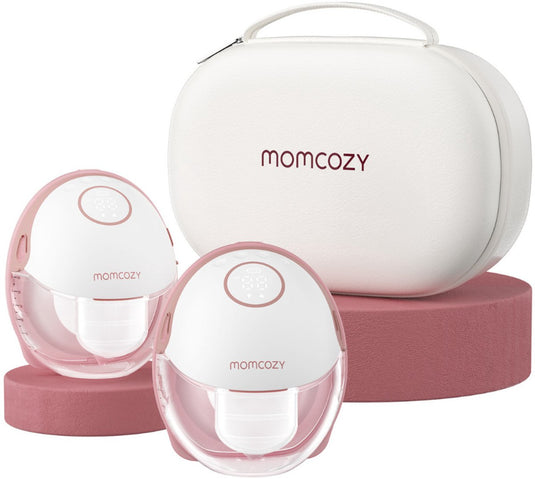 Momcozy m6 - handsfree borstkolf - 2 stuks - aanpasbare maat borstschild - elektrisch