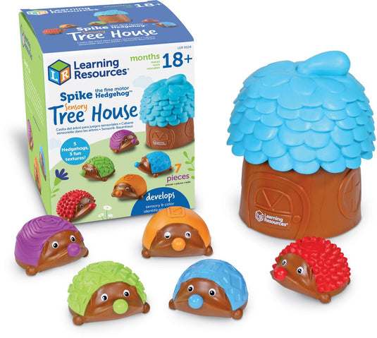 Learning resources motoriek speelgoed - spike fine motor hedgehog sensory tree house. - 3+