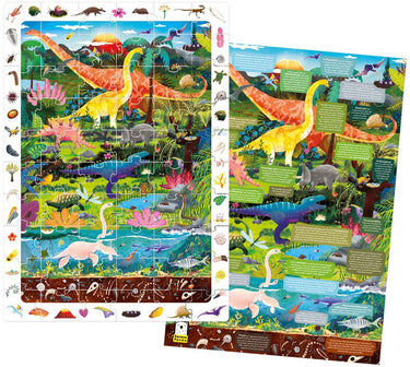 Banana panda zoek en kijk puzzel dinosaurus 4+.