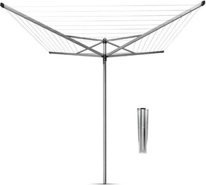 Brabantia droogmolen topspinner 60mtr met grondanker