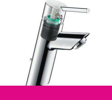 Hansgrohe talis ss wastafelkraan 80 met waste chroom