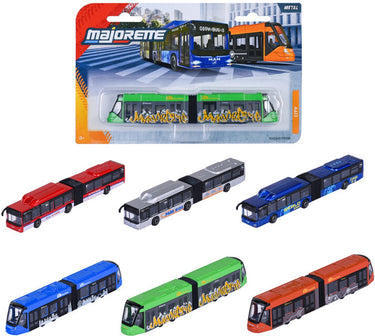 Majorette city bus man + avenio tram, 6-sort.