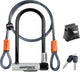 Kryptonite kryptolok standard mini-7 beugelslot met kabel – fiets – art-2 slot – beugelslot (elektrische) fiets – 17,8x8,2 cm - kabel 120 cm lang – oranje zwart