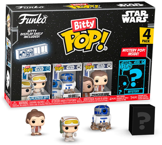 Funko bitty pop: star wars s2 - luke 4pk.