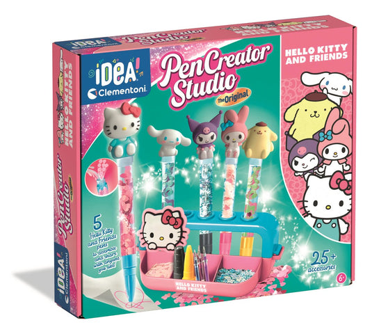 Hello kitty hallo kitty friends pen-maakkit clementoni