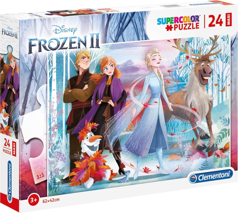 Load image into Gallery viewer, Clementoni legpuzzel super color maxi frozen ii, 24st.
