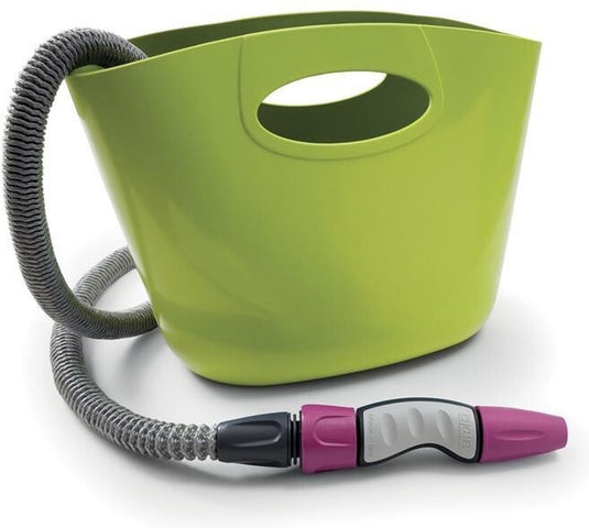 G.f. gf aquapop 15 m uitrekbare slang in tas lime