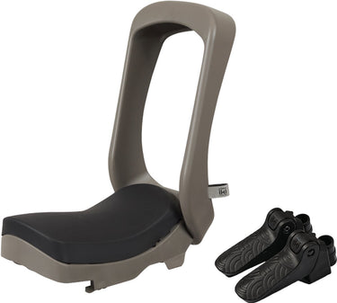 Urban iki junior fietsstoeltje - zonder montagekader - suzume grey bincho black -
