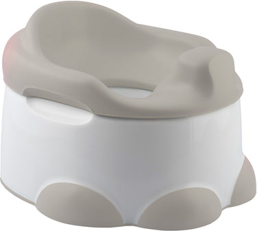 Bumbo step 'n potty taupe - toilet trainer- opstapje -toilet bril zitje - 3 in 1 wc potje - plaspotje - urinepotje - wc zindelijkheids training voor jongens meisjes - urinoirs voor kind peuter van 2 tot 7 jaar - wc verkleiner