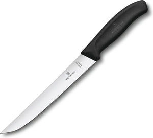Victorinox swiss classic vleesmes - 18cm - rvs fibrox - zwart