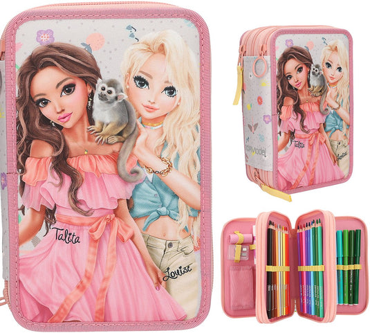 Depesche - topmodel 3-vaks etui - juicy