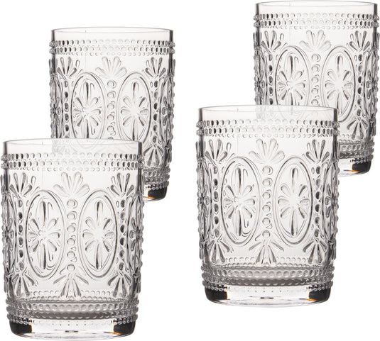 Bo-camp - waterglas - sicilian - 450 ml - 4 stuks