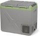Steamy -e elektrische compressor koelbox - dual compartment - tegelijk koelen en vriezen - 40 liter - 12v en 230v - voor auto en camping - grijs