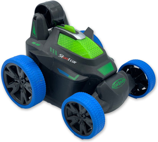 Gear2play rc stunt roll stuntauto blauw - bestuurbare auto
