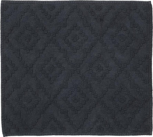 Sealskin - aztec badmat 60x60 cm - katoen - donkergrijs
