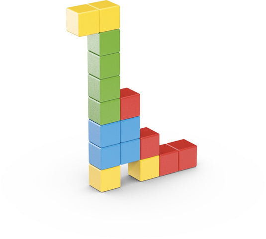 Geomag magicube creative recycled - magnetische bouwblokken - 16-delig - vanaf 3 jaar