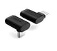 Hama usb-c-hoekadapter 90°, usb 3.2 gen2, 10 gbit s, 5 a, 240 w, set van 2