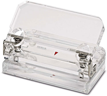 Maul perforator variabel acryl 10.7 x 6.3 x 6.9 cm transparant