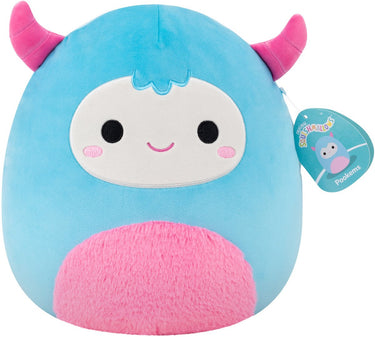 Squishmallows knuffel pluche - pookems the yeti - 30cm