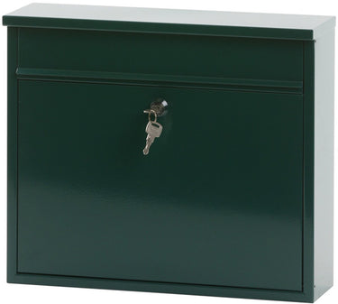 V-part - wandbrievenbus granadan - galvanized steel powder coated - groen - brievenbus