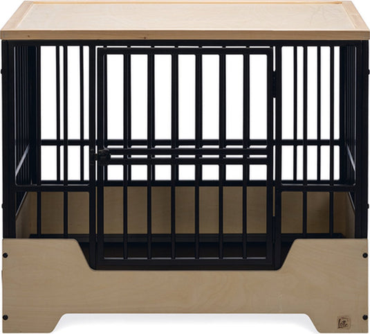 Designed by lotte bench hondenbench meubel quirine - hondenmand - met lade - metaal hout - l - 92x62x76 cm