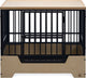Designed by lotte bench hondenbench meubel quirine - hondenmand - met lade - metaal hout - l - 92x62x76 cm