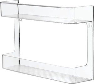 Idesign - linus wand kruidenrek - kunststof - transparant