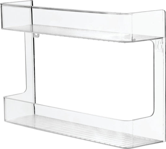 Idesign - linus wand kruidenrek - kunststof - transparant