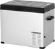 Steamy -e single zone elektrische compressor koelbox - single zone - 44 liter - 12v en 230v - voor auto en camping - zilver