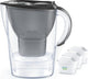 2978 kruik met filter brita marella +3 maxtra pro pp grijs polypropyleen 2,4 l 150 l