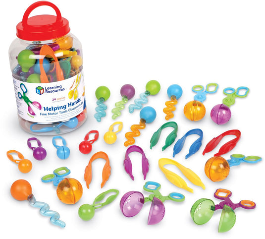 Learning resources helping hands™ fine motor tools classroom set - 3+