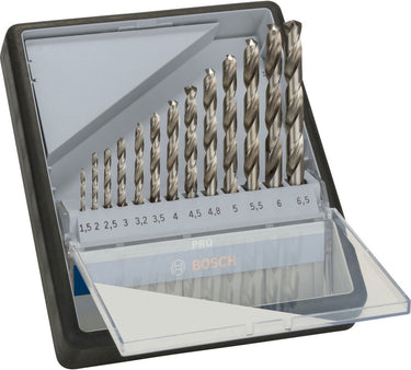 Bosch 13-delige metaalborenset hss-g, 135°