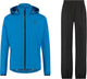 Agu go regenpak essential dames heren - blauw - l - waterdicht ademend