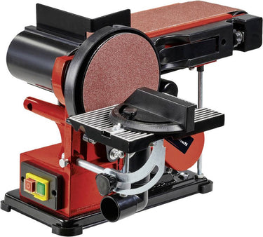 Einhell elektrische band- en schijfschuurmachine tc-us 380 - 380 w - schuurbandsnelheid 292 m min - toerental schijfschuurmachine 1.450 t min - incl. 1x schuurband k80 en 1x schuurschijf k80