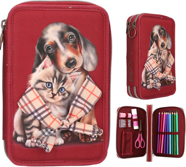 Depesche - topmodel 2-vaks etui - fur ever friends
