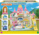 Sylvanian families 5743 zonnig kinderopvang kasteel- inclusief 1 fluweelzachte bloemen hangoor konijn baby