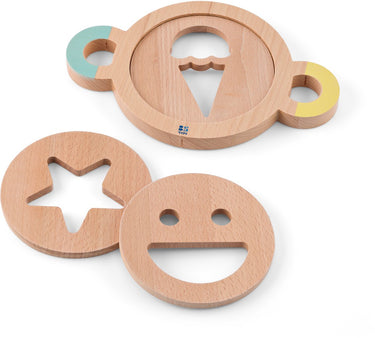 Bs toys – zandvormenset – houten speelset voor buiten – vanaf 18 maanden