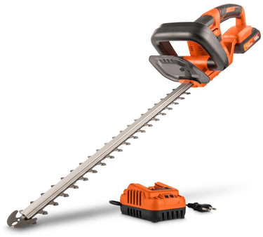 Powerplus dual power accu-heggenschaar powdpg75321 - accu-haagschaar van 20 v, met accu en lader, mes van 515 mm en snijafstand van 15 mm, tuingereedschap