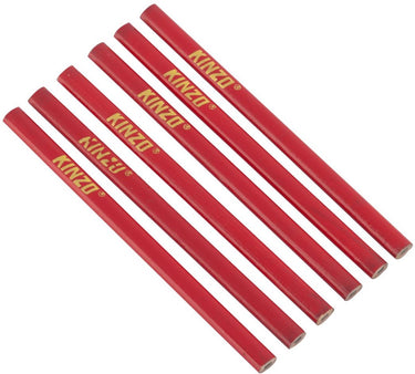 Kinzo timmermanspotloodset 6-delig 18cm