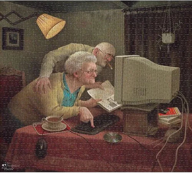 Marius van dokkum puzzel - meegaan met je tijd - 1000 st