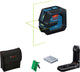 Bosch professional gll 20-22 g - lijnlaser - (4x batterij 1,5v lr6 (aa), laserrichtbord, houder lb10, alkalinebatterij-adapter, tas)