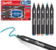 Sharpie creatieve marker acrylverf stiften | aardetinten | waterbasis verfmarkers | vlekt niet, schrijft op de meeste oppervlakken | kogelpunt | school- studiebenodigdheden | diverse kleuren | 5 stuks