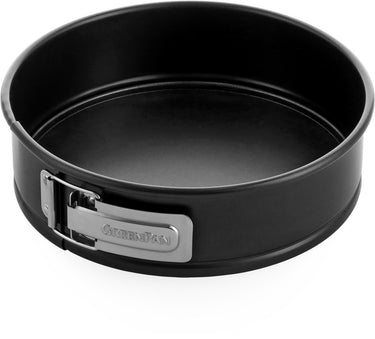 Greenpan bistro cakevorm - 24cm - pfas-vrije antikleeflaag - keramische bakvorm - ovenbestendig tot 230°c - rond - zwart