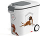 Curver voedselcontainer hond - 35l - 12kg - 28x49x43cm - wit grijs