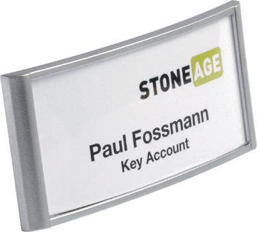 Durable naambadges 8540-23 prestige zilver